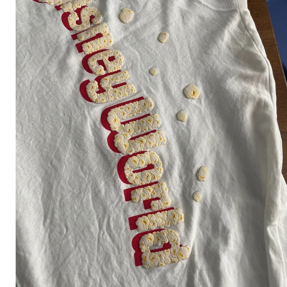 Walt Disney World Spirit Jersey XXL White Red Popcorn Mickey Mouse Long Sleeve - Picture 6 of 7